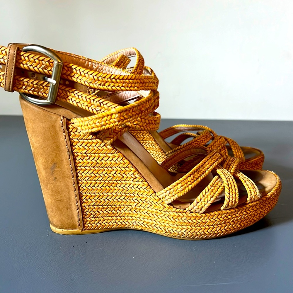 Stuart Weitzman espadrilles.